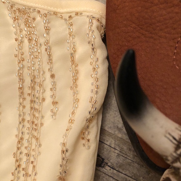 Sequined party dress with strappy detail on back - Picture 11 of 13